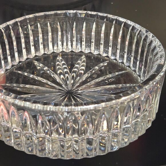 Waterford Crystal Other - Waterford Best Wishes Crystal Bottle Coaster Bowl trinket Champagne Wine Candy